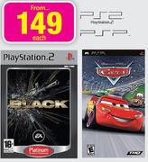 PS2/PSP Titles-Each