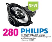 Philips 5" 2 Way Speaker CSP515