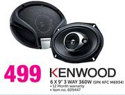 Kenwood 6x9" Way 360W SPK KFC M6934