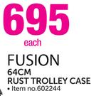 Fusion 64cm Rust Trolley Case-Each