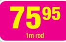 25mm Stainless Steel Curtain Rods(Brushed Silver) 1m
