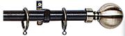 25mm Aluminium Curtain Rods(Bronze) 1m