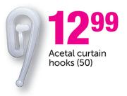Acetal Curtain Hooks 50