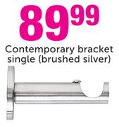 Contemporary Bracket Single(Brushed Silver)