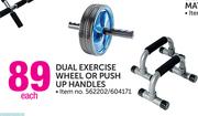 Trojan Dual Exercise Wheel Or Push Up Handles-Each