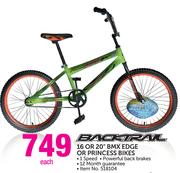 Backtrail 16 Or 20" BMX Edge Or Princess Bikes
