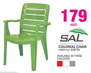 Sal Colonial Chair- Each