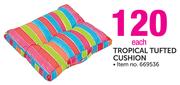 Out & About Tropical Tufted Cushion- Each