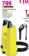 Karcher 100 Bar High Pressure Cleaner