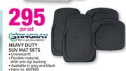 Stingray Heavy Duty Suv Mat Sets-Per Set