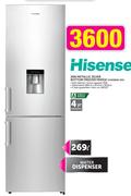 Hisense 269ltr Metallic Silver Bottom Freezer Fridge-H359BME WD