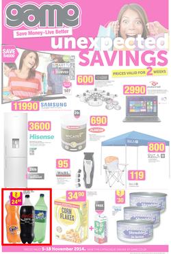 Game : Unexpected Savings (5 Nov - 18 Nov 2014), page 1
