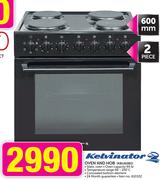 Kelvinator 600mm 2 Piece Oven and Hob KBU60BS