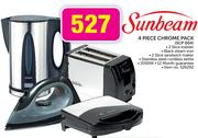 Sunbeam 4 Piece Chrome Pack-SCP 004