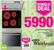 Whirlpool 60cm Oven And Ceran Hob