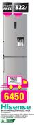Hisense Bottom Freezer Fridge Inox H430BI WD