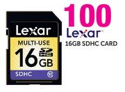 Lexar 16GB SDHC Card