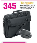 Targus Laptop Bag Plus Wireless Mouse