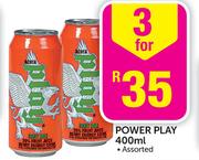 Power Play-3 x 400ml