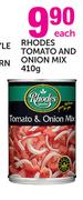 Rhodes Tomato and Onion Mix-410gm