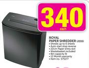 Royal Paper Shredder-JS55 Each