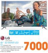 LG 42" FHD 3D Smart LED TV 42LB652T AFB