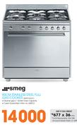 Smeg 90cm Stainless Steel Full Gas Cooker SSA91GGX1