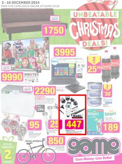 Game : Unbeatable Christmas Deals! (3 Dec - 16 Dec 2014), page 1