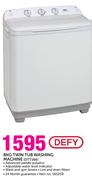 Defy 8kg Twin Tub Washing Machine DTT166