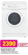 Defy 5kg White Front Load Tumble Dryer DTD258