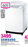 Samsung 13kg White Top Load Washing Machine WA13F5S2UWW F