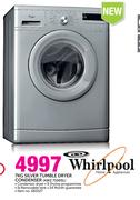 Whirlpool 7kg Silver Tumble Dryer Condenser AWZ 7100SL