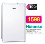 Hisense 100Ltr White Bar Fridge H130RW