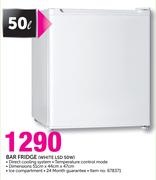 Logik 50Ltr Bar Fridge WHITE LSD 50W