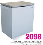 Logik 194Ltr White Chest Freezer CF210 L W