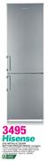 Hisense 271Ltr Metallic Silver Bottom Freezer Fridge H359BME