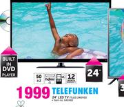 Telefunken 24" LED TV-TLED 24DVD