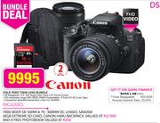 Canon DSLR 700D Twin Lens Bundle