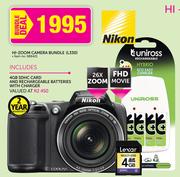 Nikon Hi-Zoom Camera Bundle-L330