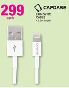 Capdase Lpin Sync Cable-Each