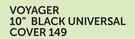 Voyager 10" Black Universal Cover