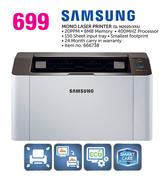 Samsung Mono Laser Printer SL M2020/XFA