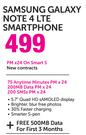 Samsung Galaxy-Note 4 LTE Smartphone-On Smart S