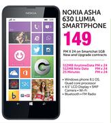 Nokia Asha 630 Lumia Smartphone-On SmartChat 1GB