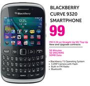 Blackberry Curve-9320 Smartphone-On Straight Up 50/Top Up