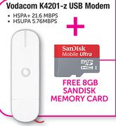 Vodacom K4201-z USB Modem-On STD Mymeg 1