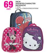 29cm Assorted Character Backpacks-Each