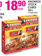 Knorrox Stock-Cubes Assorted-36's Each