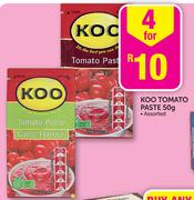 Koo Tomato Paste Assorted-4x50g