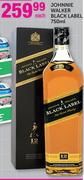 Johnnie Walker Black Label-750ml Each